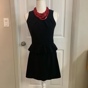 Little Black Peplum Dress